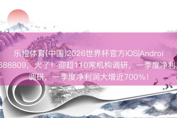 乐橙体育(中国)2026世界杯官方IOS|Android手机app下载 688809，火了！迎超110家机构调研，一季度净利润大增近700%！